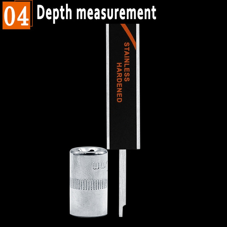 Calibro a corsoio elettronico ad alta precisione con display digitale, corpo in plastica, 0-150 mm, 2 Units of mm/inch, 3 Units of mm/in/f