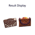 3D Donna Borsa in Pelle Stampo Cioccolato Stampo Borsa Cioccolato, Women Leather Bag Mold
