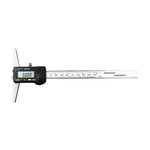 0-150mm Display digitale Calibro di profondità Calibro Vernier Caliper Righello di misurazione della profondità, 0-150mm
