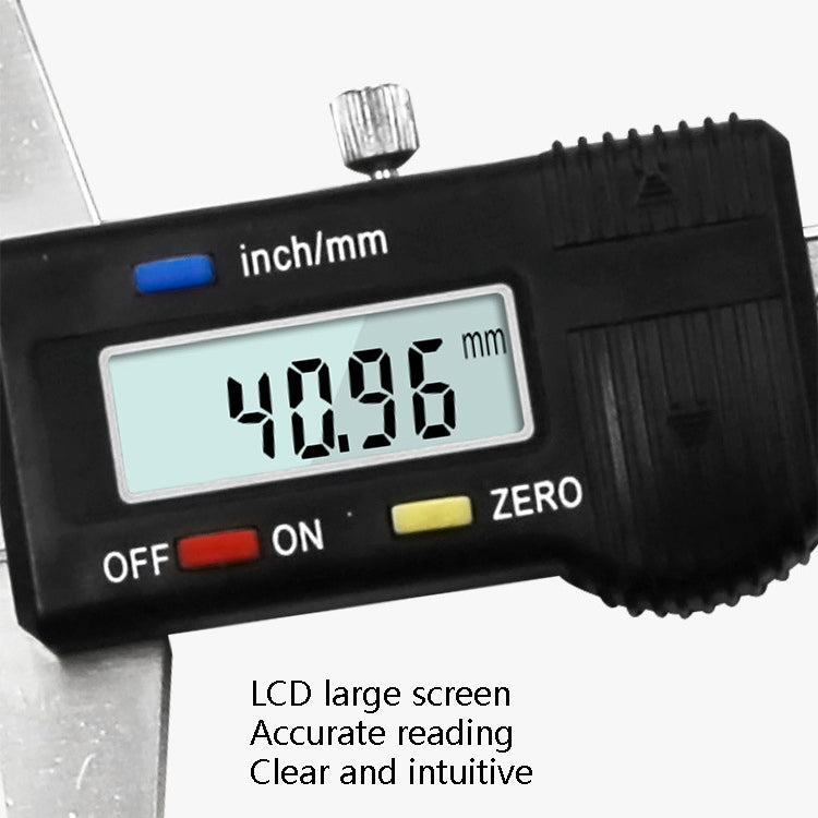0-150mm Display digitale Calibro di profondità Calibro Vernier Caliper Righello di misurazione della profondità, 0-150mm