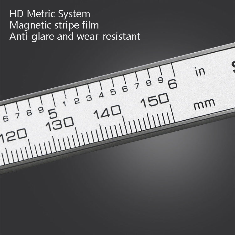 0-150mm Display digitale Calibro di profondità Calibro Vernier Caliper Righello di misurazione della profondità, 0-150mm