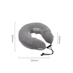 PL60 Massaggiatore per il collo Cuscino per massaggio cervicale della colonna vertebrale Cuscino per collo gonfiabile a forma di U per uso domestico, PL60