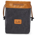 S.C.COTTON Fodera Borsa Protezione digitale impermeabile Borsa per obiettivi SLR portatile Borsa per micro fotocamera singola Borsa fotografica, Beige L, Carbon Black L, Gray L, Beige M, Carbon Black M, Gray M, Beige S, Carbon Black S, Gray S