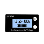 SUPNOVA Voltmetro Indicatore Capacità Batteria DC 8-100V