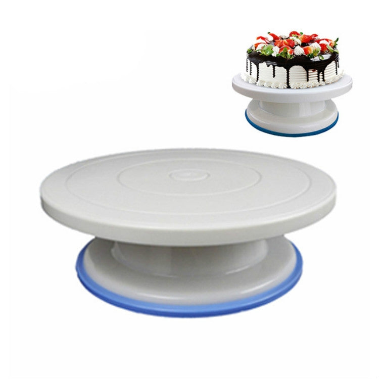 Utensili da forno Spatola in plastica Bordo antiscivolo Piatto girevole per decorazione torte