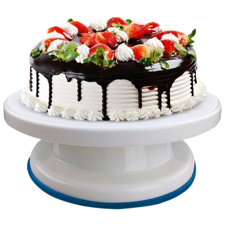 Utensili da forno Spatola in plastica Bordo antiscivolo Piatto girevole per decorazione torte