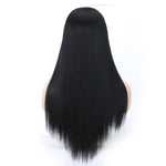 Parrucca mezzo copricapo Parrucca a forma di U con capelli lisci lunghi, 1.US-1B# Black, 2.US-1BT0906 #, 3. Black Gradient Sapphire Blue, 4.US-2# Natural Black, 5.US-4# Brown Black, 6.US-4H27#, 7.US-4M30# Linen, 8.US-4M33# Chestnut Color, 9.US-8#      ...