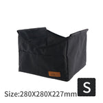 CLS Borsa da appendere per tavolo da picnic pieghevole per esterni Borsa da appendere portatile invisibile per riporre oggetti, Stile:, Small Pocket, Large Pocket, Black Table + Small Pocket, Table Small + Small Pocket, Table Medium + Large Pocket