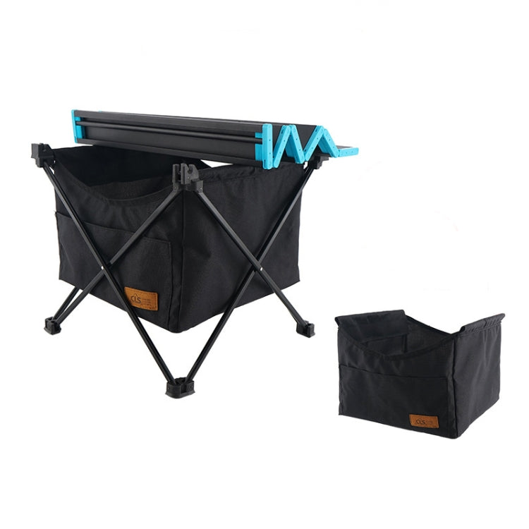 CLS Borsa da appendere per tavolo da picnic pieghevole per esterni Borsa da appendere portatile invisibile per riporre oggetti, Stile:, Small Pocket, Large Pocket, Black Table + Small Pocket, Table Small + Small Pocket, Table Medium + Large Pocket