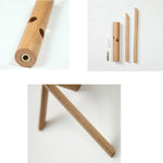 Appendiabiti da parete in legno massello, Beech Hook, Black Walnut Hook