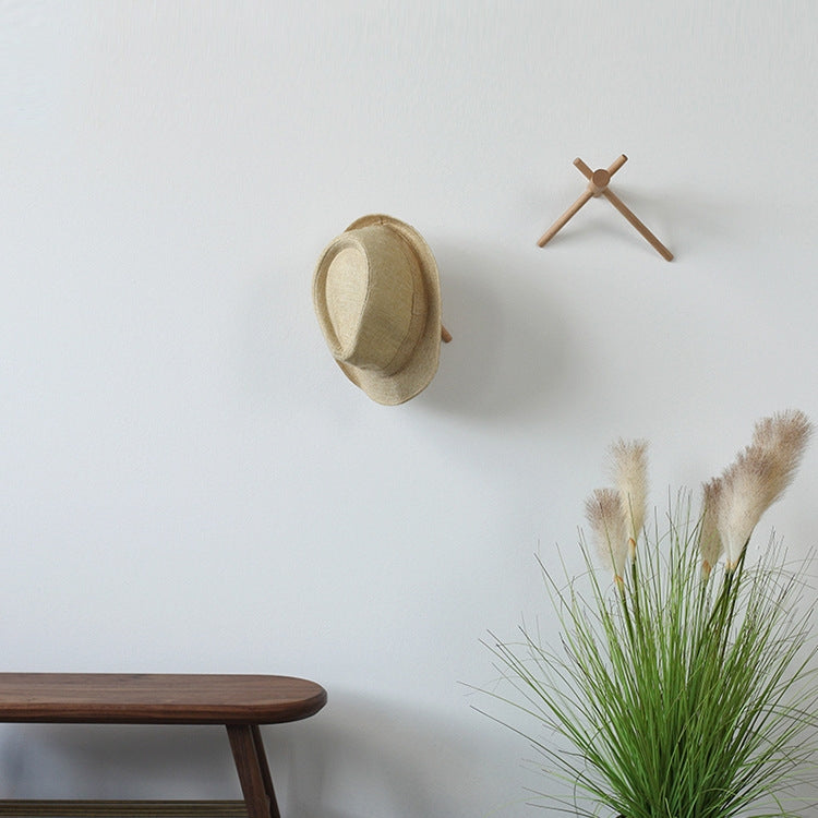 Appendiabiti da parete in legno massello, Beech Hook, Black Walnut Hook