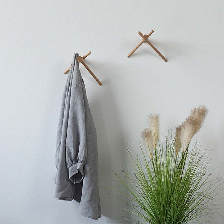 Appendiabiti da parete in legno massello, Beech Hook, Black Walnut Hook