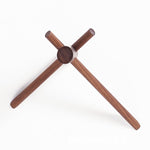 Appendiabiti da parete in legno massello, Beech Hook, Black Walnut Hook