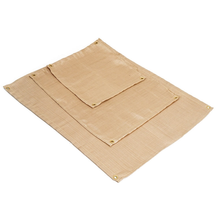 Panno ignifugo in fibra di vetro per barbecue da picnic CLS, Small (46x44 cm), Medium (80x60 cm), Large (100x80 cm)