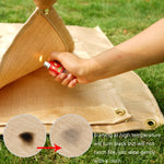 Panno ignifugo in fibra di vetro per barbecue da picnic CLS, Small (46x44 cm), Medium (80x60 cm), Large (100x80 cm)