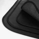 Tappetino isolante termico per barbecue da picnic in tessuto ignifugo in silicone CLS da campeggio all'aperto, S: 350x340mm, M: 450x370mm, L: 600x520mm, XL: 800x750mm