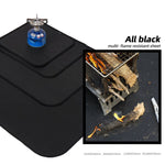Tappetino isolante termico per barbecue da picnic in tessuto ignifugo in silicone CLS da campeggio all'aperto, S: 350x340mm, M: 450x370mm, L: 600x520mm, XL: 800x750mm