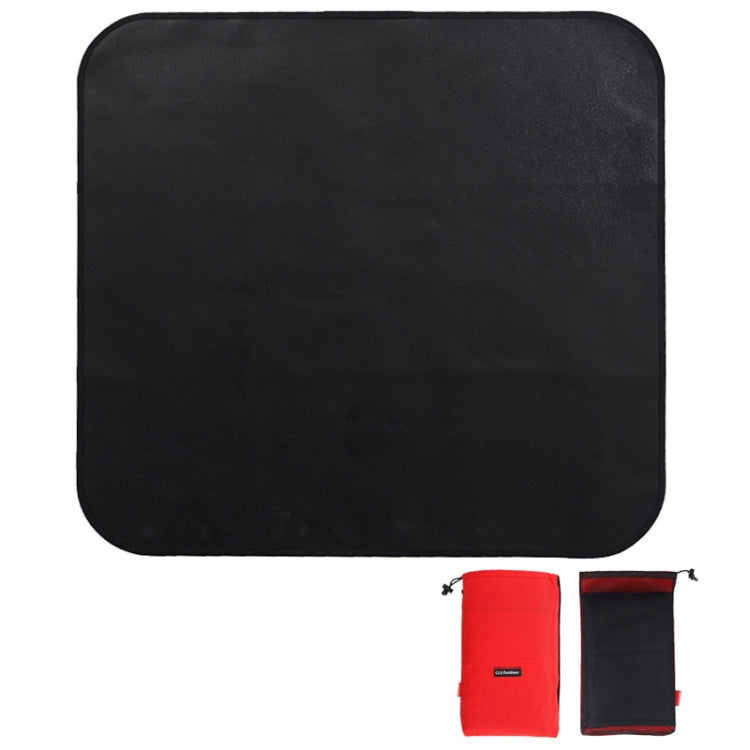 Tappetino isolante termico per barbecue da picnic in tessuto ignifugo in silicone CLS da campeggio all'aperto, S: 350x340mm, M: 450x370mm, L: 600x520mm, XL: 800x750mm