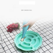 Stampo per salsiccia rotondo in silicone per uso alimentare, stampo per hot dog fatto in casa fai da te, consegna a colori casuale, DIY Hot Dog Mold