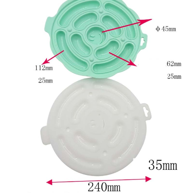 Stampo rotondo in silicone per salsicce e hot dog 26x26 cm