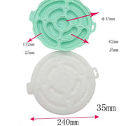 Stampo per salsiccia rotondo in silicone per uso alimentare, stampo per hot dog fatto in casa fai da te, consegna a colori casuale, DIY Hot Dog Mold