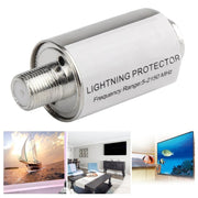 JS-210 5-2150MHz Lighting Protector Dispositivi di protezione TV satellitare coassiale Llight Scaricatore antenna satellitare