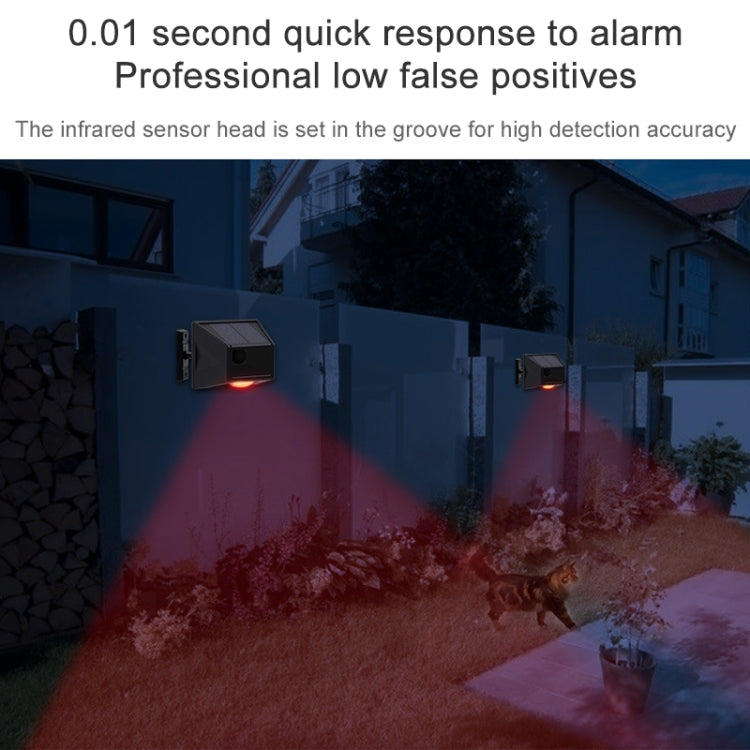 Allarme solare senza fili N911F 129dB con sensore corpo