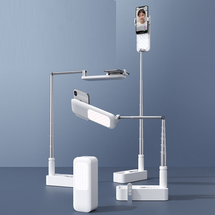 Staffa pieghevole 1,3 m con luce LED per trasmissione wireless