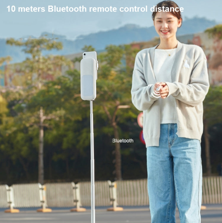Staffa pieghevole 1,3 m con luce LED per trasmissione wireless