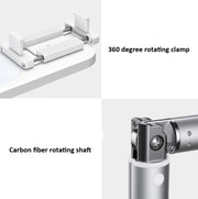 Staffa pieghevole 1,3 m con luce LED per trasmissione wireless