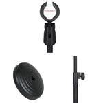 Supporto microfono da tavolo 2 pezzi per microfoni 25-28 mm