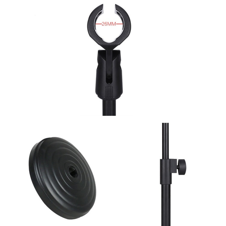 Supporto microfono da tavolo 2 pezzi per microfoni 25-28 mm