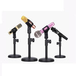 Supporto microfono da tavolo 2 pezzi per microfoni 25-28 mm