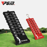 PGM 2 PCS Dispositivo di punteggio da golf Dispositivo di punteggio quadrato a 18 buche Accessori da golf, colore casuale Deilvery, 18 Hole Square