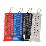PGM 2 PCS Dispositivo di punteggio da golf Dispositivo di punteggio quadrato a 18 buche Accessori da golf, colore casuale Deilvery, 18 Hole Square