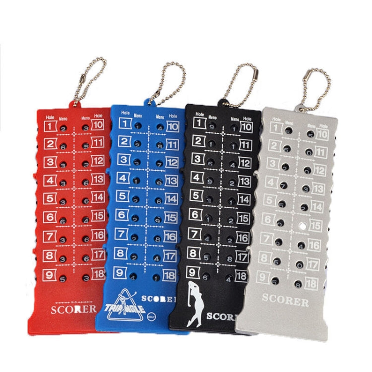 PGM 2 PCS Dispositivo di punteggio da golf Dispositivo di punteggio quadrato a 18 buche Accessori da golf, colore casuale Deilvery, 18 Hole Square