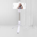 Treppiede Bluetooth XT10 con selfie stick per smartphone
