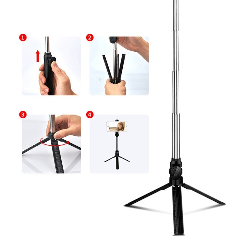 Treppiede Bluetooth XT10 con selfie stick per smartphone