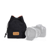 S.C.COTTON Liner Antiurto Protezione digitale Borsa per obiettivi SLR portatile Borsa per micro fotocamera singola, Square Khaki L, Square Blue L, Square Gray L, Square Brown L, Square Black L, Square Khaki M, Square Blue M, Square Gray M, Square Brown...