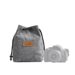 S.C.COTTON Liner Antiurto Protezione digitale Borsa per obiettivi SLR portatile Borsa per micro fotocamera singola, Square Khaki L, Square Blue L, Square Gray L, Square Brown L, Square Black L, Square Khaki M, Square Blue M, Square Gray M, Square Brown...
