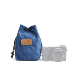 S.C.COTTON Liner Antiurto Protezione digitale Borsa per obiettivi SLR portatile Borsa per micro fotocamera singola, Square Khaki L, Square Blue L, Square Gray L, Square Brown L, Square Black L, Square Khaki M, Square Blue M, Square Gray M, Square Brown...
