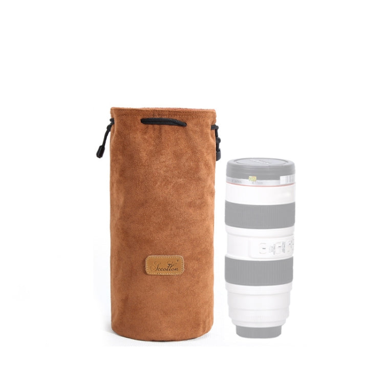S.C.COTTON Liner Antiurto Protezione digitale Borsa per obiettivi SLR portatile Borsa per micro fotocamera singola, Square Khaki L, Square Blue L, Square Gray L, Square Brown L, Square Black L, Square Khaki M, Square Blue M, Square Gray M, Square Brown...