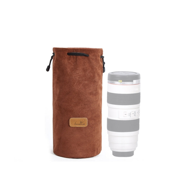 S.C.COTTON Liner Antiurto Protezione digitale Borsa per obiettivi SLR portatile Borsa per micro fotocamera singola, Square Khaki L, Square Blue L, Square Gray L, Square Brown L, Square Black L, Square Khaki M, Square Blue M, Square Gray M, Square Brown...