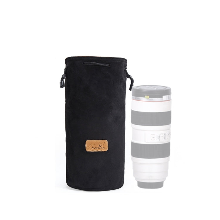 S.C.COTTON Liner Antiurto Protezione digitale Borsa per obiettivi SLR portatile Borsa per micro fotocamera singola, Square Khaki L, Square Blue L, Square Gray L, Square Brown L, Square Black L, Square Khaki M, Square Blue M, Square Gray M, Square Brown...