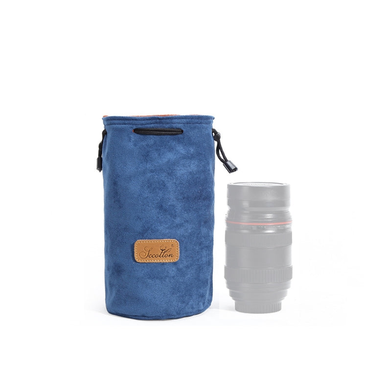 S.C.COTTON Liner Antiurto Protezione digitale Borsa per obiettivi SLR portatile Borsa per micro fotocamera singola, Square Khaki L, Square Blue L, Square Gray L, Square Brown L, Square Black L, Square Khaki M, Square Blue M, Square Gray M, Square Brown...