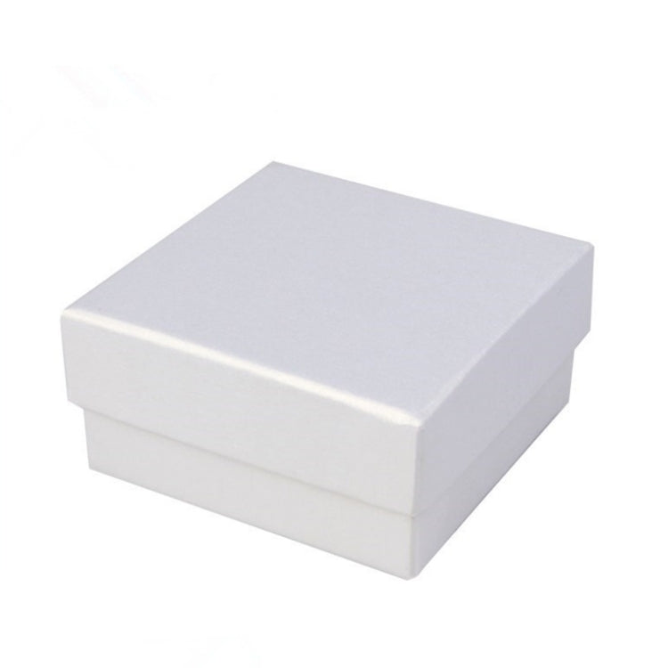 Confezione regalo per imballaggio di gioielli in argento squisito da 3 pezzi, consegna colore casuale, (5x5cm Square Box), (7.5x7.5cm Square Box)