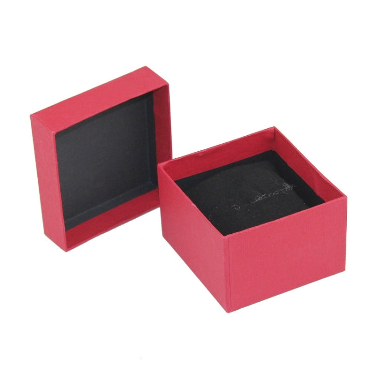 Confezione regalo per imballaggio di gioielli in argento squisito da 3 pezzi, consegna colore casuale, (5x5cm Square Box), (7.5x7.5cm Square Box)