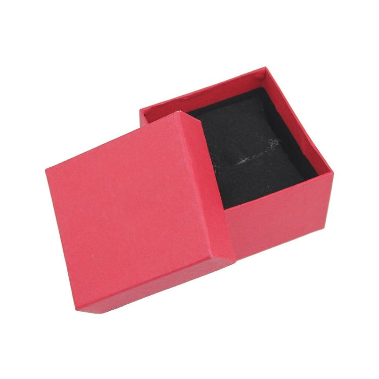 Confezione regalo per imballaggio di gioielli in argento squisito da 3 pezzi, consegna colore casuale, (5x5cm Square Box), (7.5x7.5cm Square Box)