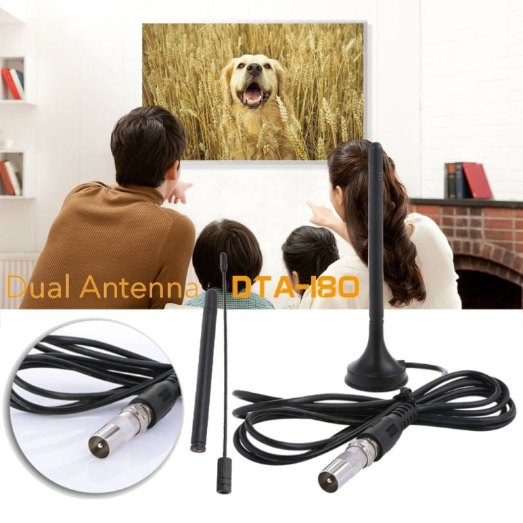 Antenna FM con amplificatore segnale TV DVB-T cavo 3m
