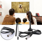 Antenna FM per radio domestica, amplificatore di segnale TV DTMB, antenna per auto DVB-T/T2, TV Male, TV Male to Female
